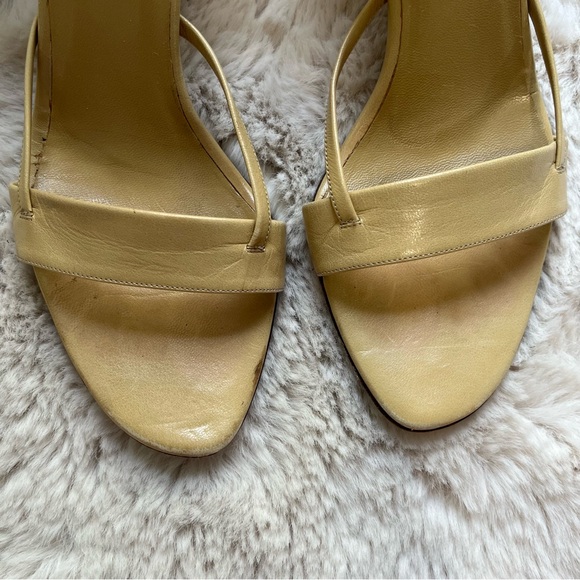 Gucci Strappy Sandals with Gold Logo Plaque Size 37.5C - Picture 6 of 15